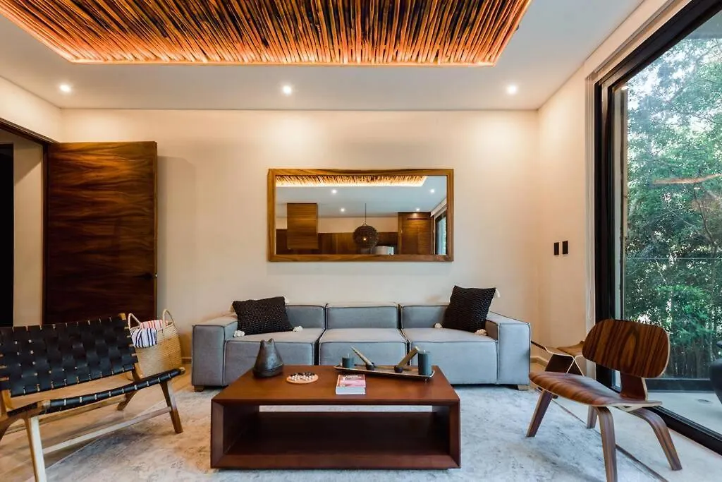 Kataleya Tulum By Zaazil - Stylish & Luxury Penthouse & Apartment , Up To 16 People, Private Pool, Private Hot Tub, Terrace And Roof Top In Luum Zama In The Jungle