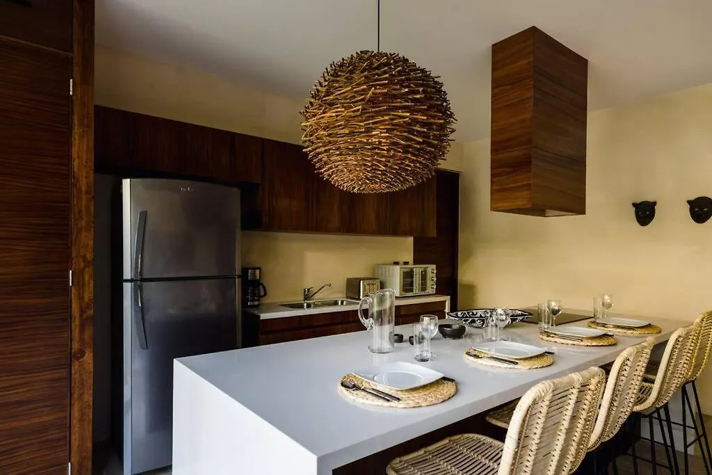 Kataleya Tulum By Zaazil - Stylish & Luxury Penthouse & Apartment , Up To 16 People, Private Pool, Private Hot Tub, Terrace And Roof Top In Luum Zama In The Jungle Mexico